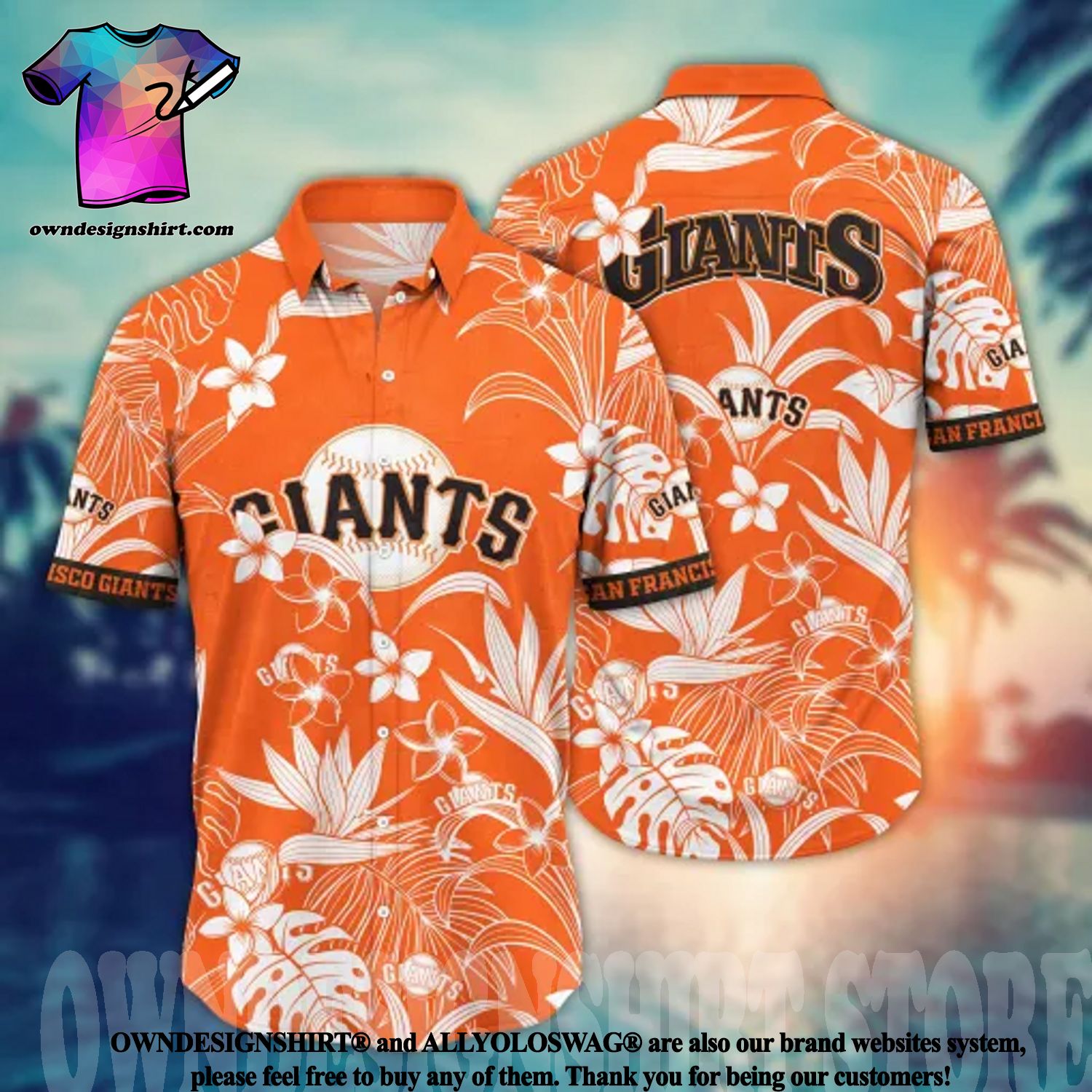 Cheap Orange Snoopy Surfing San Francisco Giants Hawaiian Shirt