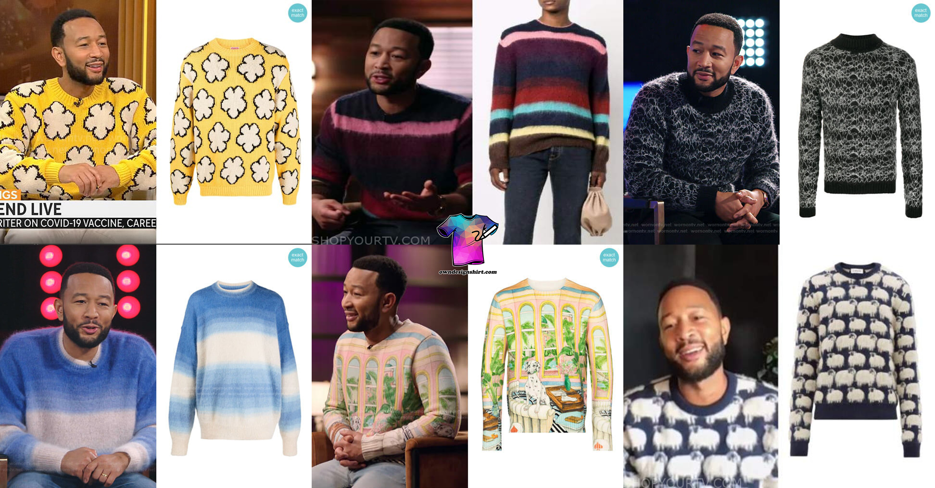 Harmonizing Style John Legend's Iconic Sweaters on The Voice
