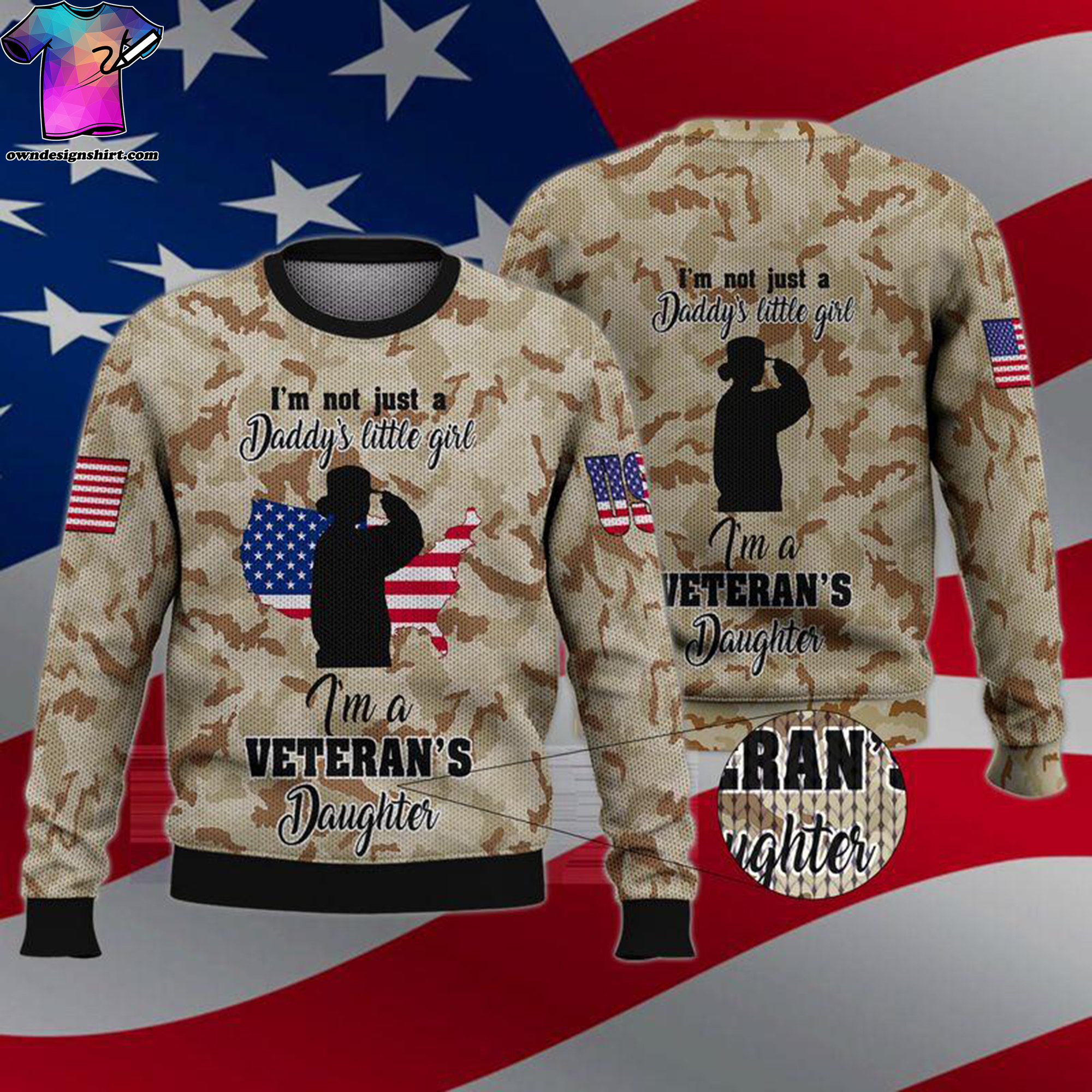 Show Your Festive Spirit The American Flag Sweater – A Cool Outfit for This Christmas