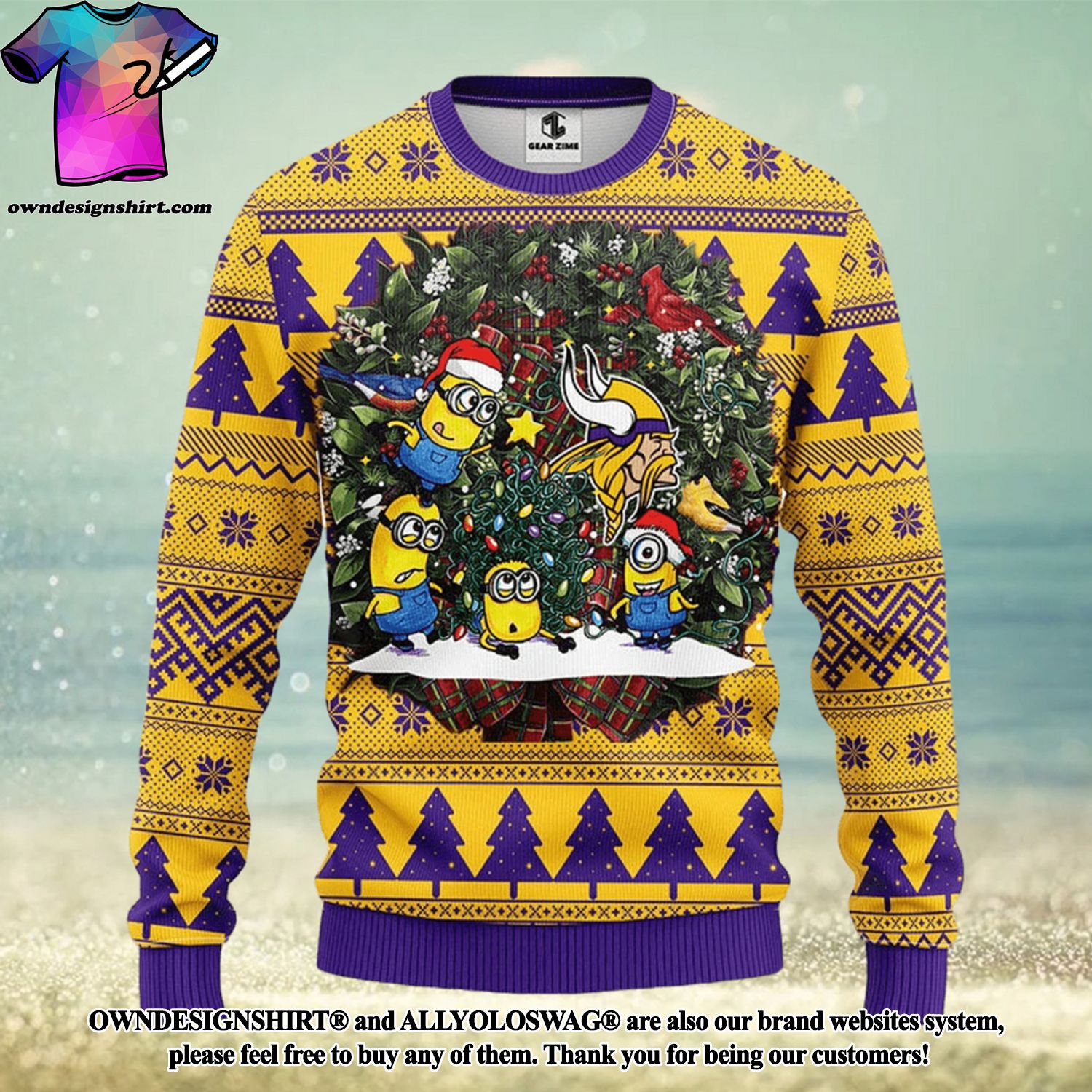 Minion ugly christmas on sale sweater