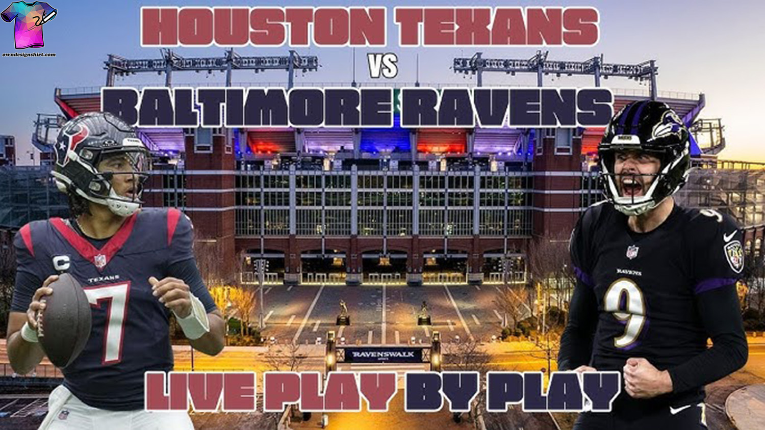 AFC Divisional Showdown Houston Texans Take On Baltimore Ravens at M&T Bank Stadium
