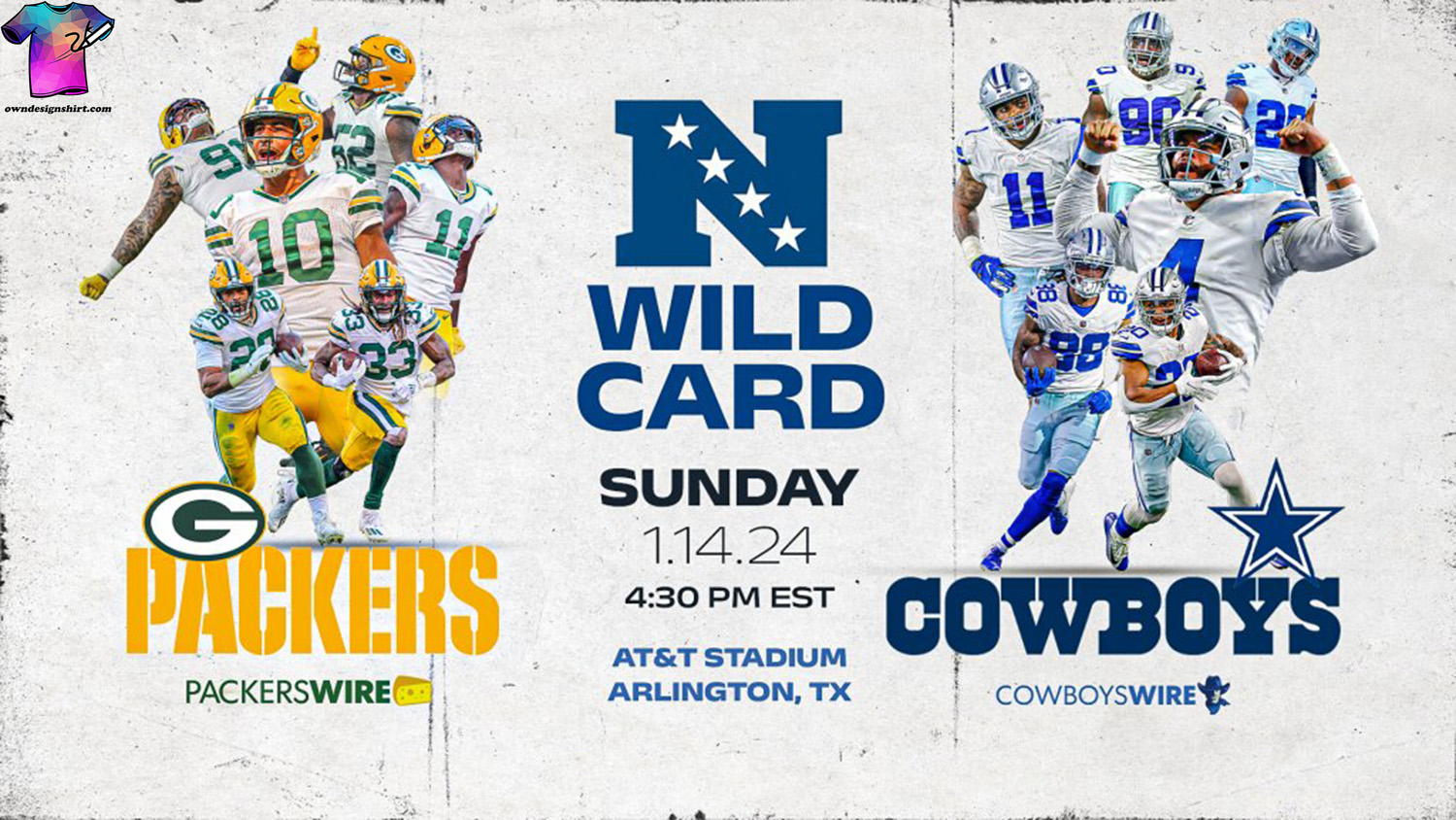 Cowboys vs. Packers NFL Super Wild Card Weekend 2024 Clash at AT&T Stadium