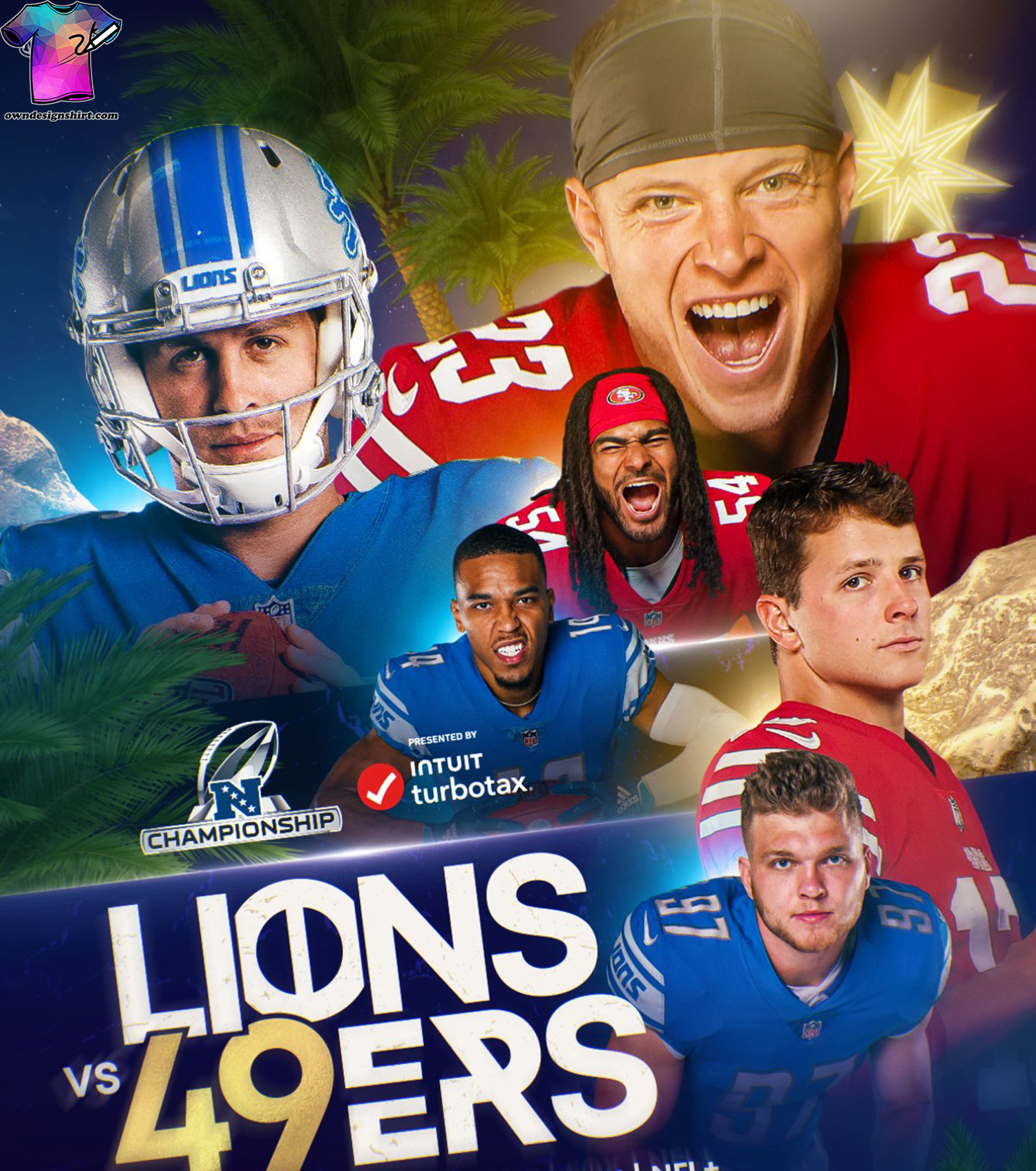 NFC Championship Preview 49ers Set to Host Lions in Epic 2024 Showdown