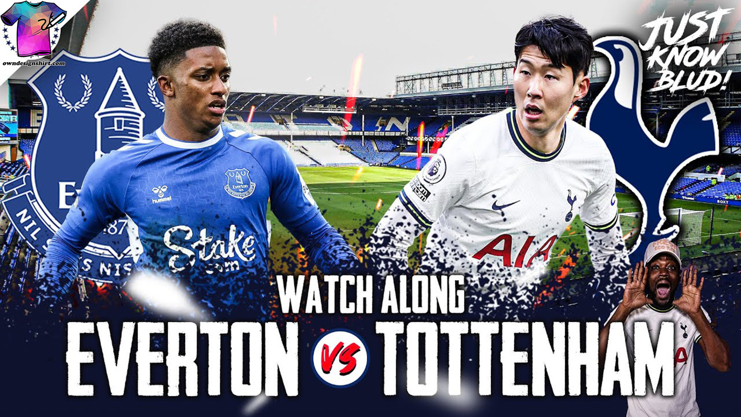 Premier League Showdown Tottenham Hotspur's Crucial Visit to Everton at Goodison Park